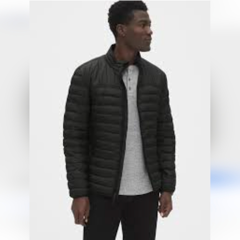 Gap Cold Control Lightweight Puffer Jacket green